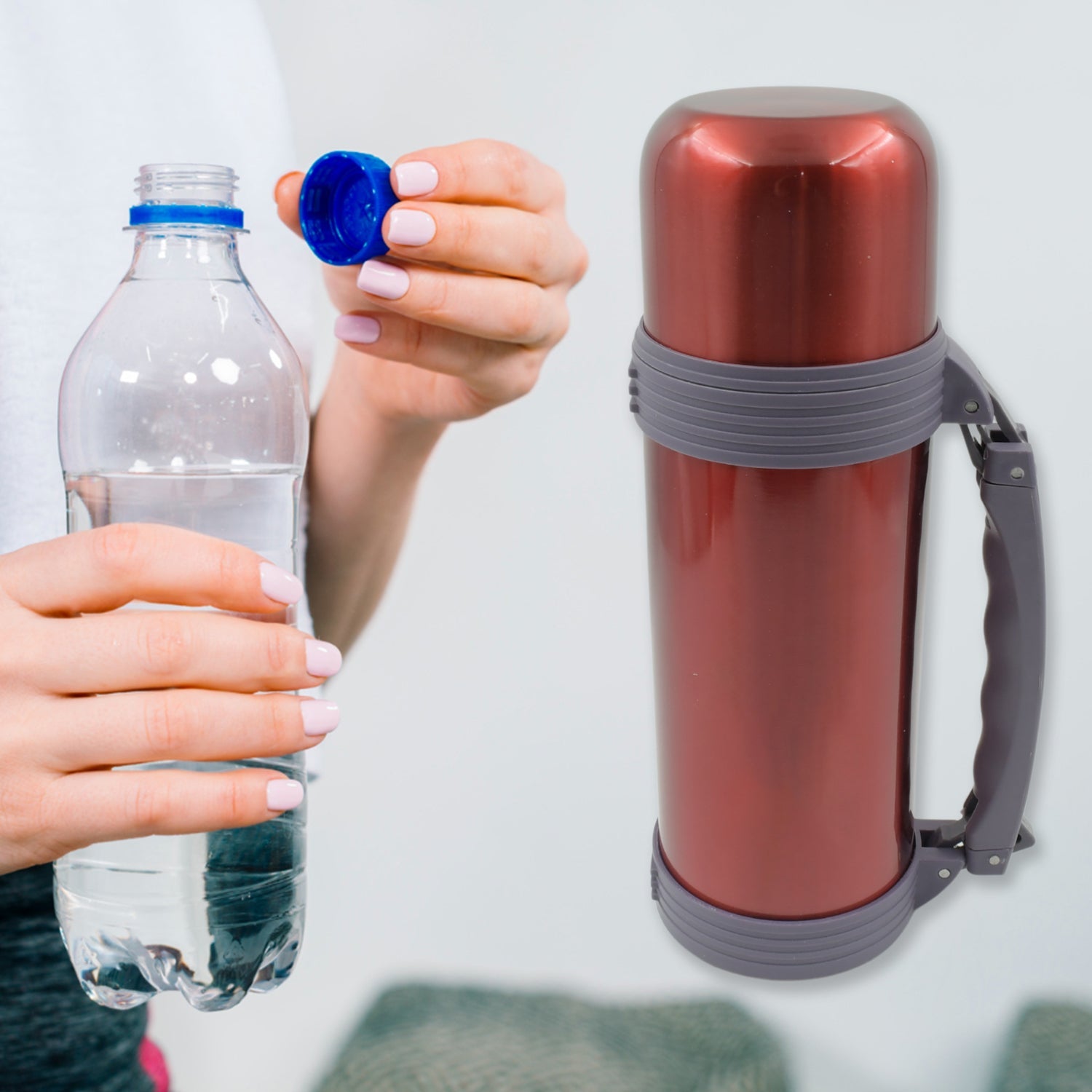 Stainless Steel Insulation Thermos, Double-Wall Vacuum Insulated Water Bottle For Travel, Outdoor Fitness Portable Travel Pot, Camping Coffee, Portable Car, Travel Keep Hot & Cold Large Capacity (1200 ML) Stainless Steel Insulation Thermos, Double-Wall Vacuum Insulated Water Bottle For Travel, Outdoor Fitness Portable Travel Pot, Camping Coffee, Portable Car, Travel Keep Hot & Cold Large Capacity (1200 ML)